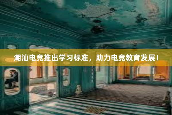 潮汕电竞推出学习标准，助力电竞教育发展！